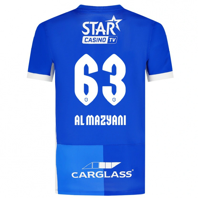 Danxen Homem Camisola Faissal Al Mazyani #63 Mediumblue Royalblue Branco Principal 2026/27 Camisa