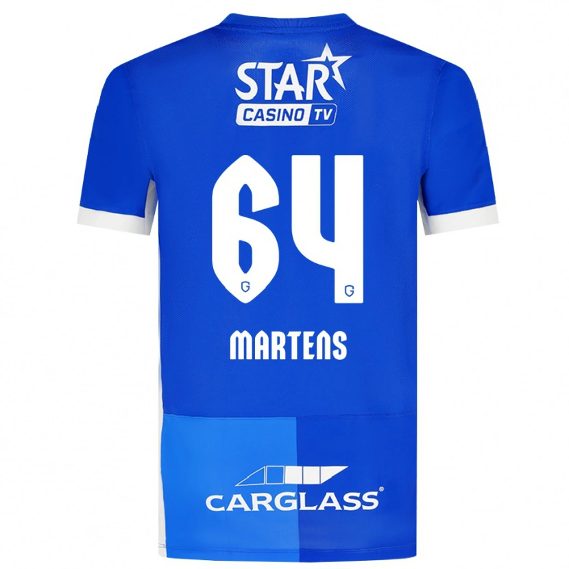 Danxen Homem Camisola Nolan Martens #64 Mediumblue Royalblue Branco Principal 2026/27 Camisa