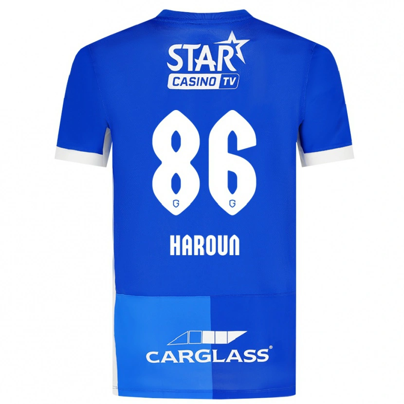 Danxen Homem Camisola Kenan Haroun #86 Mediumblue Royalblue Branco Principal 2026/27 Camisa