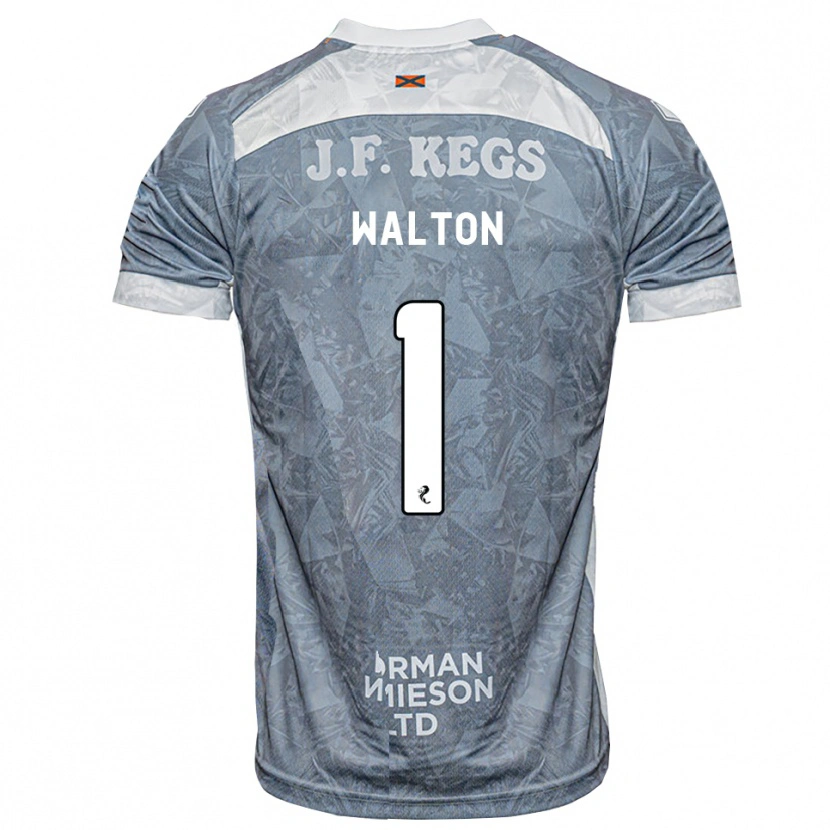 Danxen Homem Camisola Jack Walton #1 Cinza Ardósia Claro Alternativa 2026/27 Camisa