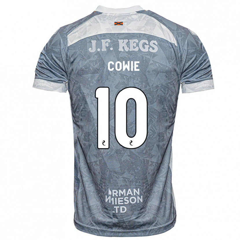 Danxen Homem Camisola Ellie Cowie #10 Cinza Ardósia Claro Alternativa 2026/27 Camisa