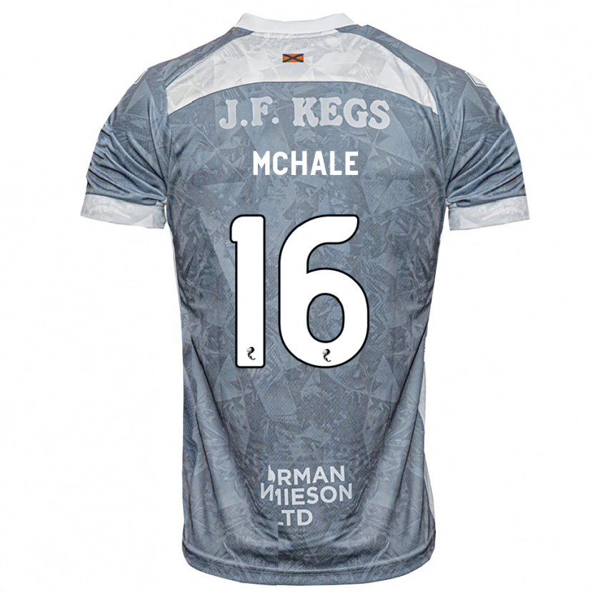 Danxen Homem Camisola Max Mchale #16 Cinza Ardósia Claro Alternativa 2026/27 Camisa