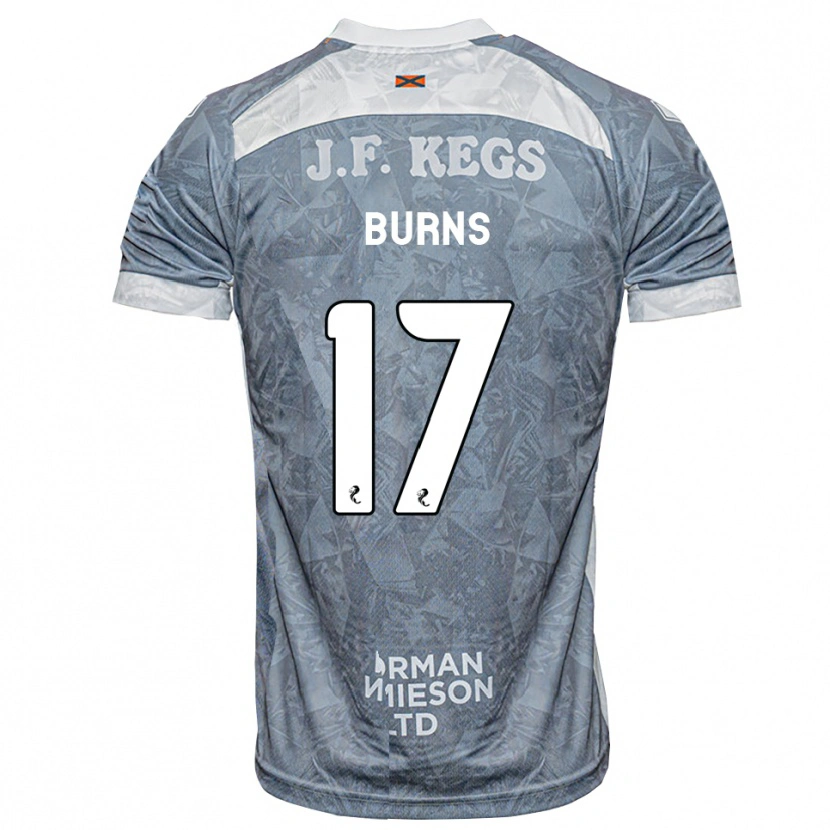 Danxen Homem Camisola Megan Burns #17 Cinza Ardósia Claro Alternativa 2026/27 Camisa