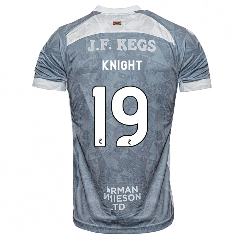 Danxen Homem Camisola Maya Knight #19 Cinza Ardósia Claro Alternativa 2026/27 Camisa