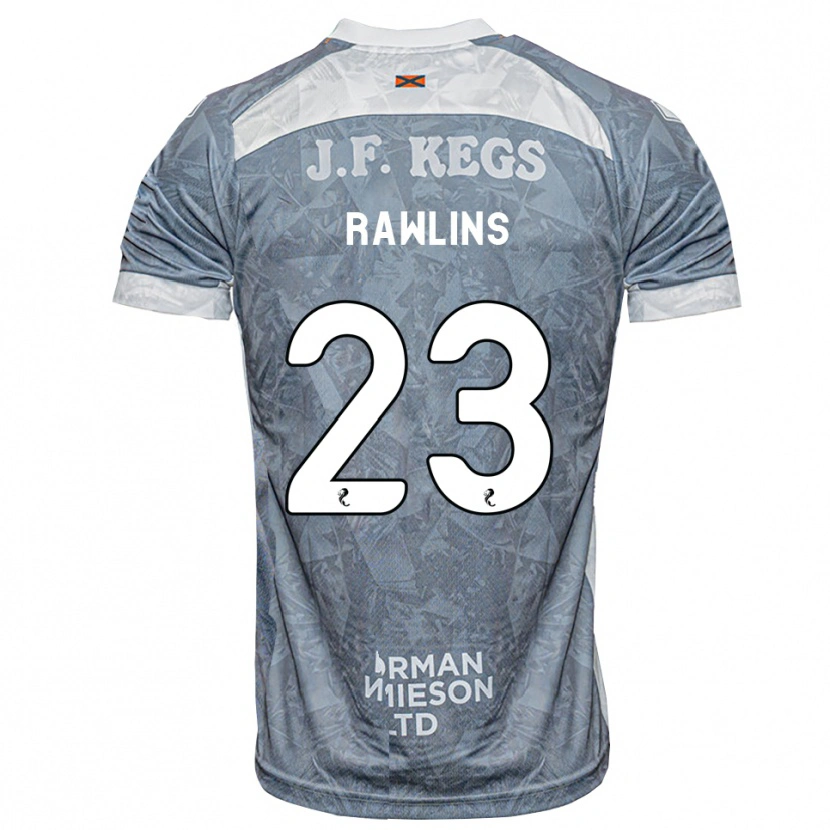 Danxen Homem Camisola Joshua Rawlins #23 Cinza Ardósia Claro Alternativa 2026/27 Camisa