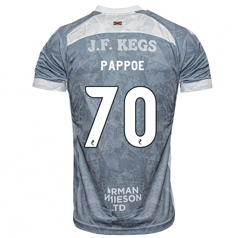 Danxen Homem Camisola Isaac Pappoe #70 Cinza Ardósia Claro Alternativa 2026/27 Camisa