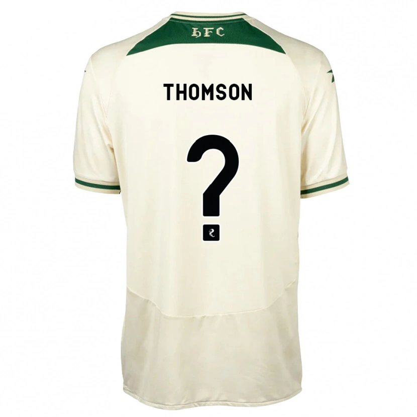 Danxen Homem Camisola Jackson Thomson #0 Branco Floresta Alternativa 2026/27 Camisa