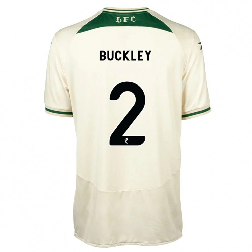 Danxen Homem Camisola Adam Buckley #2 Branco Floresta Alternativa 2026/27 Camisa