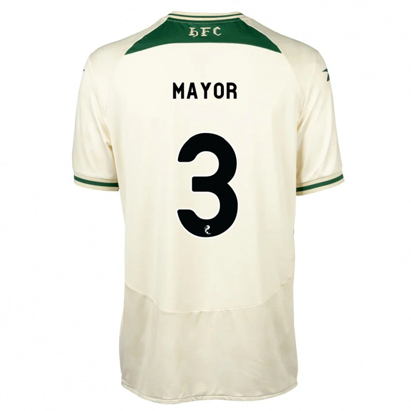Danxen Homem Camisola Adam Mayor #3 Branco Floresta Alternativa 2026/27 Camisa