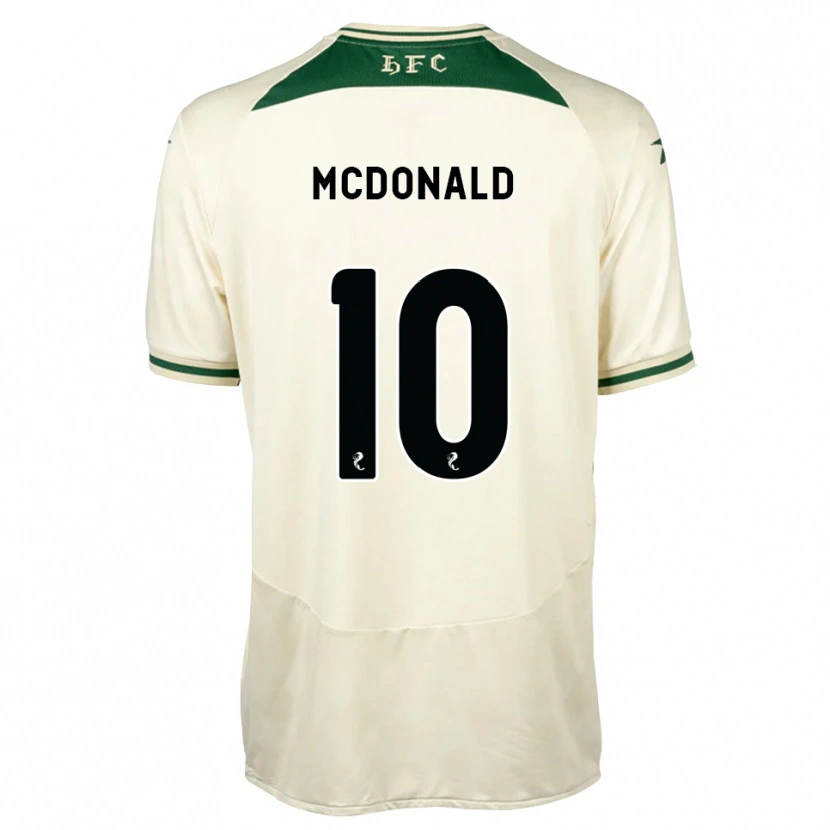 Danxen Homem Camisola Josh Mcdonald #10 Branco Floresta Alternativa 2026/27 Camisa