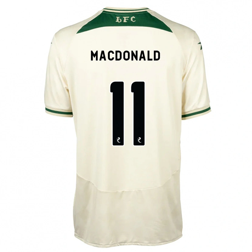 Danxen Homem Camisola Callum Macdonald #11 Branco Floresta Alternativa 2026/27 Camisa