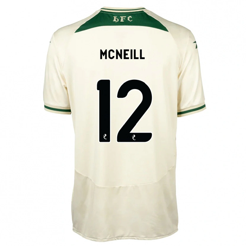 Danxen Homem Camisola Lewis Mcneill #12 Branco Floresta Alternativa 2026/27 Camisa