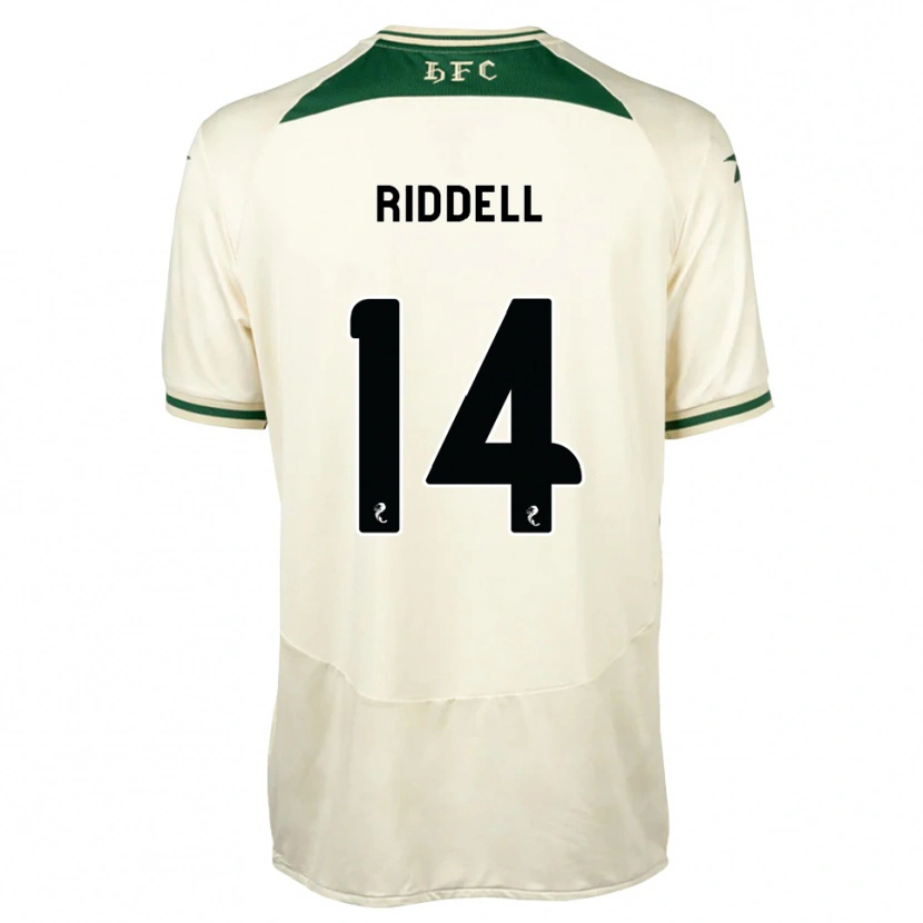 Danxen Homem Camisola Jaden Riddell #14 Branco Floresta Alternativa 2026/27 Camisa