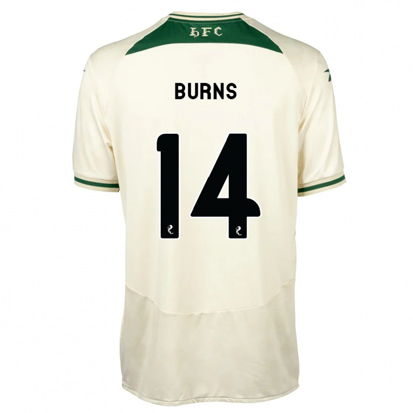 Danxen Homem Camisola Alisdair Burns #14 Branco Floresta Alternativa 2026/27 Camisa