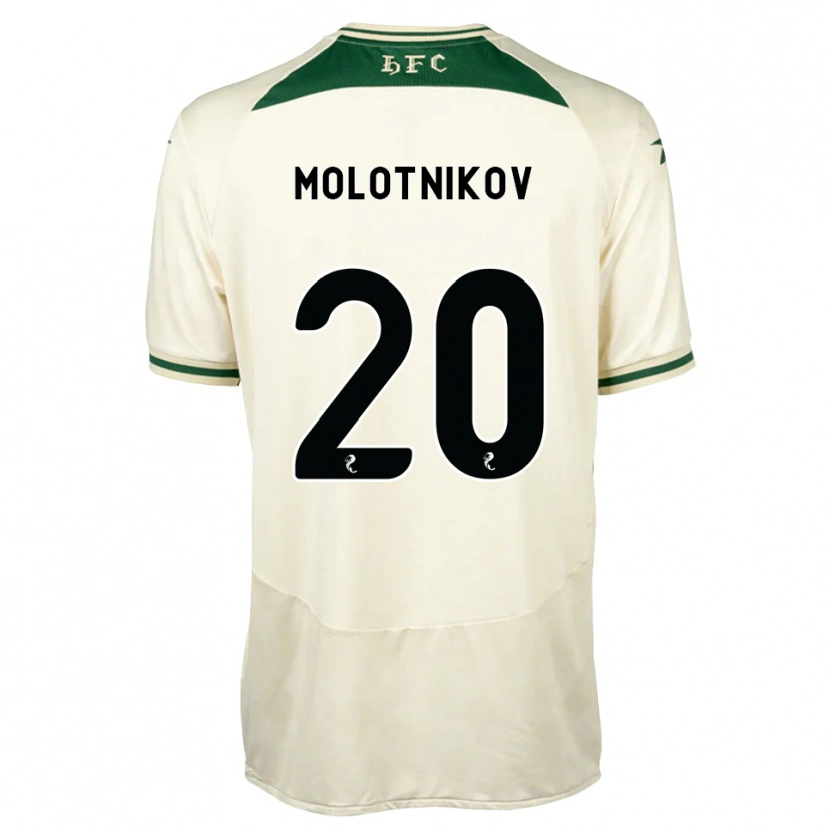 Danxen Homem Camisola Rudi Molotnikov #20 Branco Floresta Alternativa 2026/27 Camisa