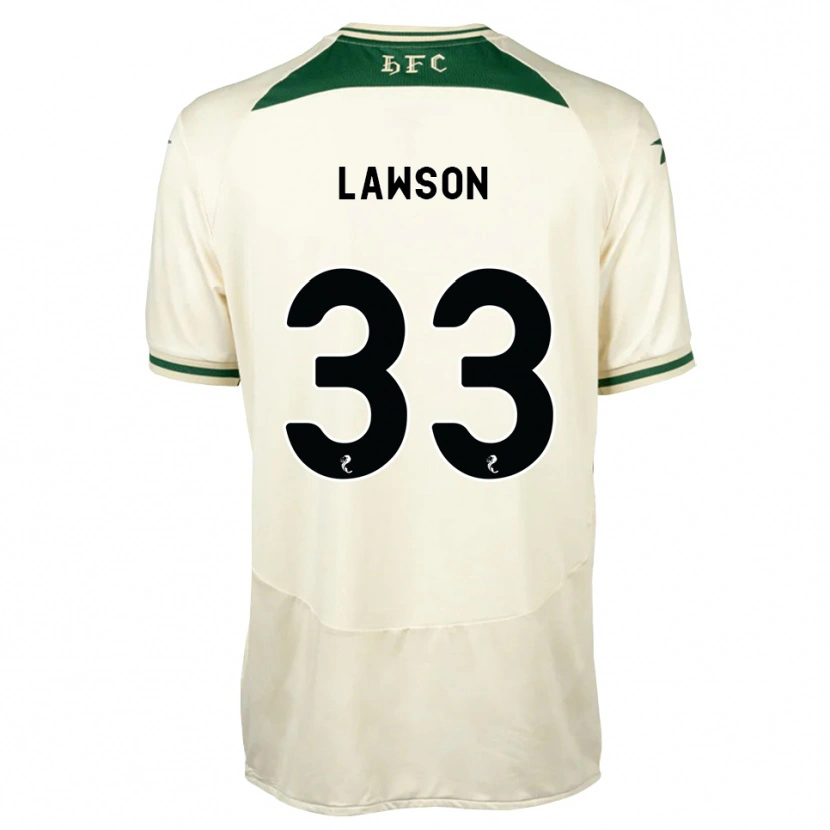 Danxen Homem Camisola Poppy Lawson #33 Branco Floresta Alternativa 2026/27 Camisa