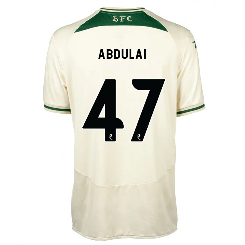 Danxen Homem Camisola Azeem Abdulai #47 Branco Floresta Alternativa 2026/27 Camisa