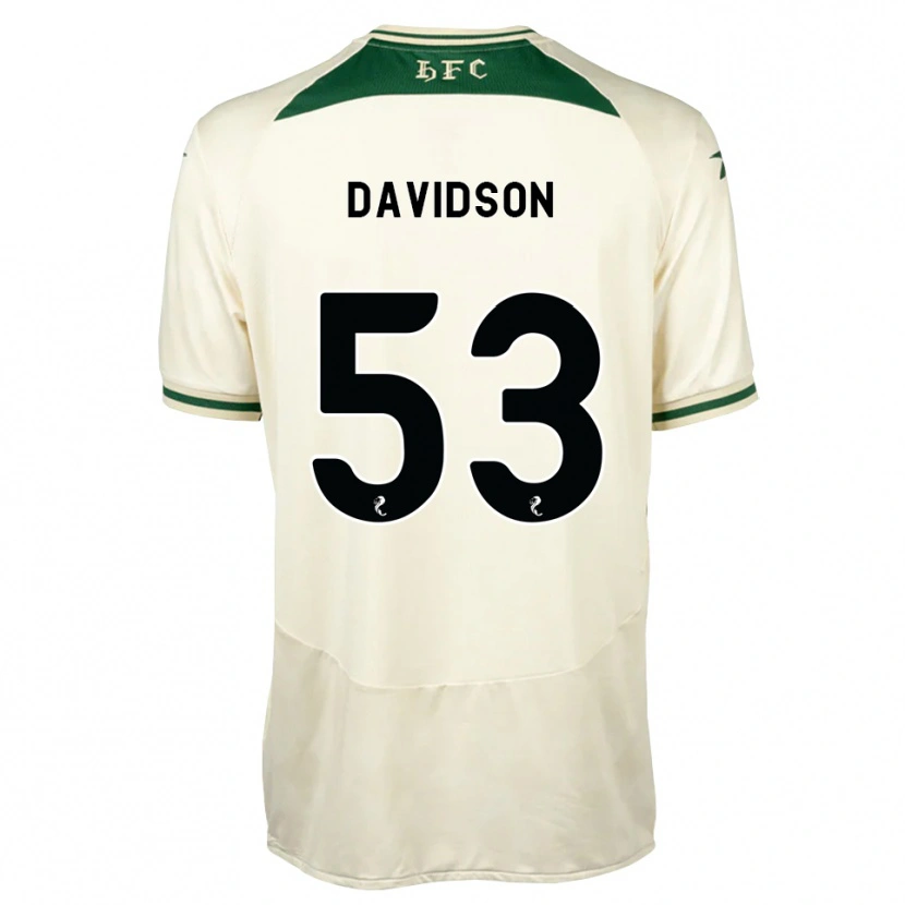 Danxen Homem Camisola Luke Davidson #53 Branco Floresta Alternativa 2026/27 Camisa