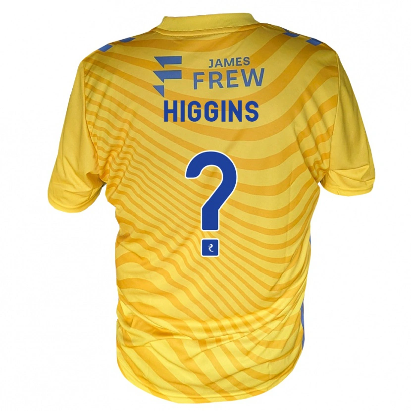 Danxen Homem Camisola Rhona Higgins #0 Azul Real Amarelo Alternativa 2026/27 Camisa