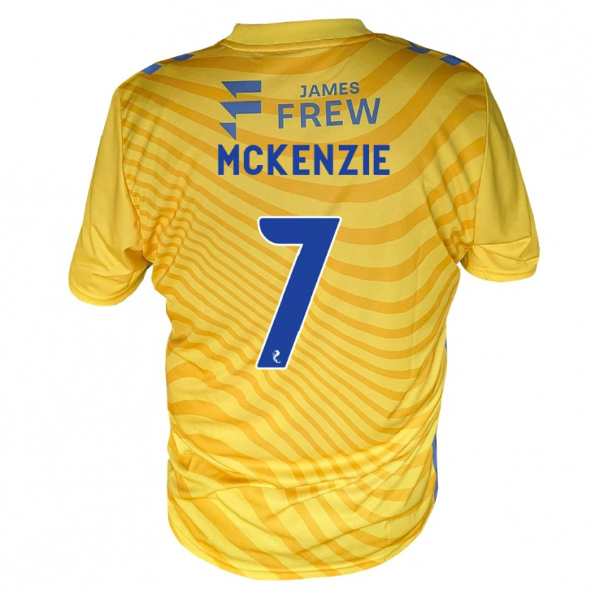 Danxen Homem Camisola Rory Mckenzie #7 Azul Real Amarelo Alternativa 2026/27 Camisa