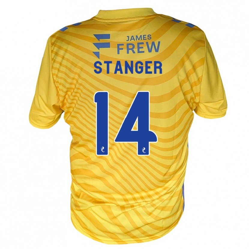 Danxen Homem Camisola George Stanger #14 Azul Real Amarelo Alternativa 2026/27 Camisa