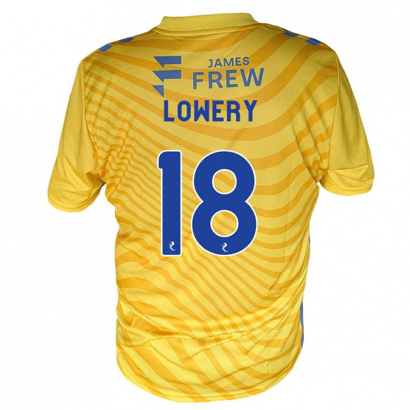 Danxen Homem Camisola Tom Lowery #18 Azul Real Amarelo Alternativa 2026/27 Camisa