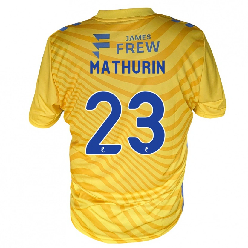 Danxen Homem Camisola Roshaun Mathurin #23 Azul Real Amarelo Alternativa 2026/27 Camisa