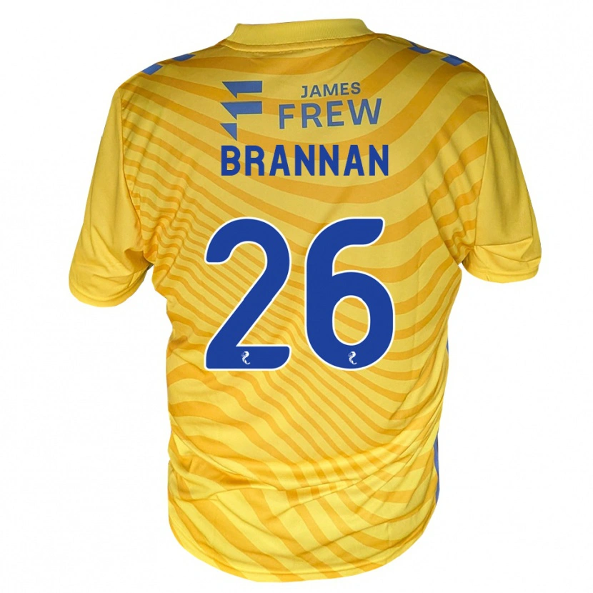 Danxen Homem Camisola Ben Brannan #26 Azul Real Amarelo Alternativa 2026/27 Camisa