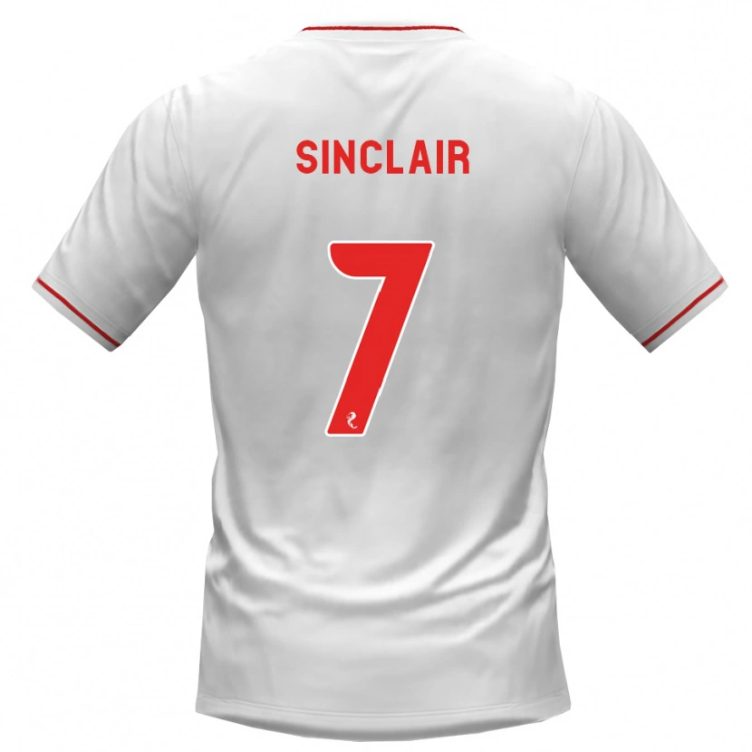 Danxen Homem Camisola Tyrese Sinclair #7 Branco Vermelho Alternativa 2026/27 Camisa