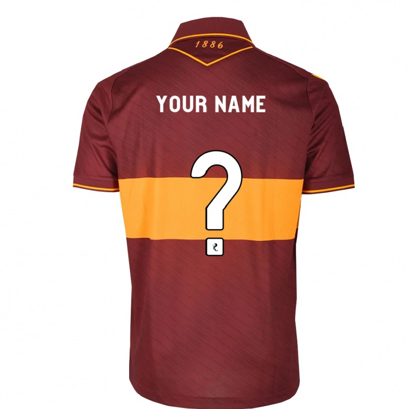 Danxen Homem Camisola Seu Nome #0 Laranja Marrom Alternativa 2026/27 Camisa