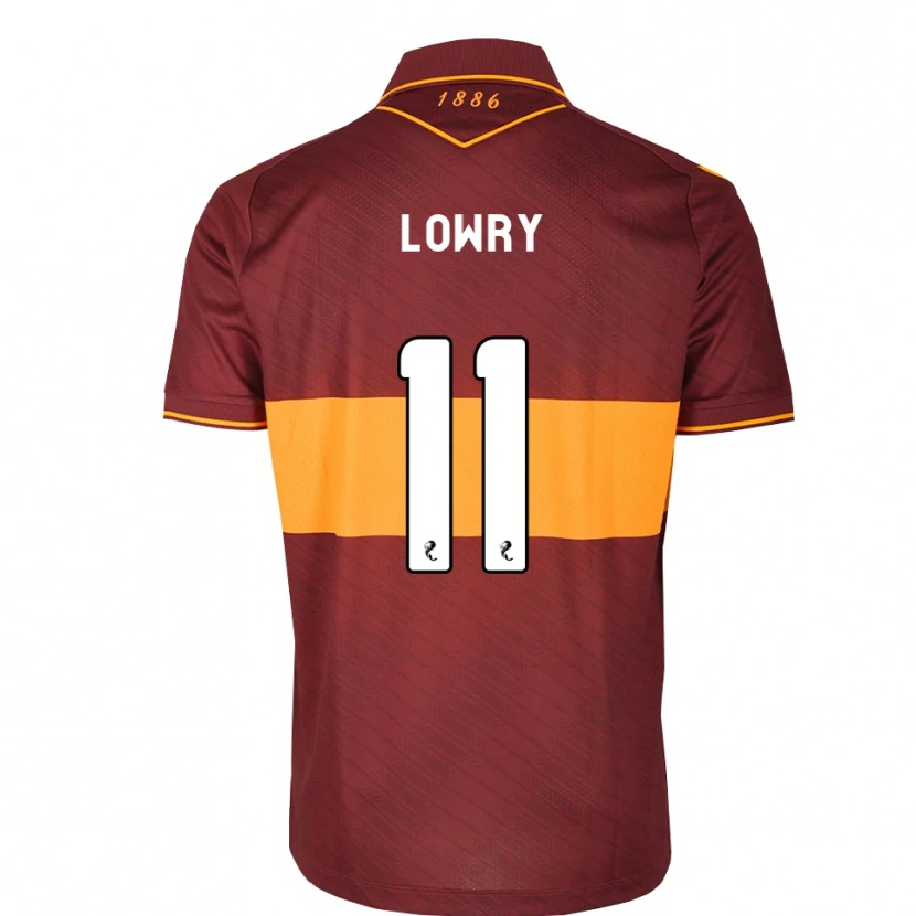 Danxen Homem Camisola Alex Lowry #11 Laranja Marrom Alternativa 2026/27 Camisa