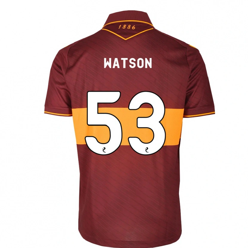 Danxen Homem Camisola Blane Watson #53 Laranja Marrom Alternativa 2026/27 Camisa
