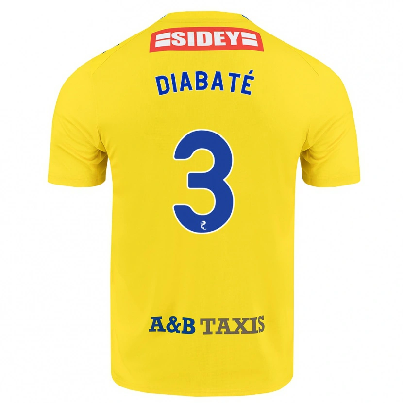 Danxen Homem Camisola Cheick Diabaté #3 Amarelo Azul Preto Alternativa 2026/27 Camisa