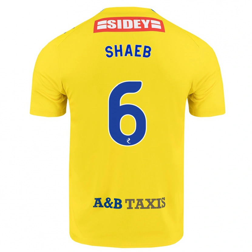 Danxen Homem Camisola Adam Shaeb #6 Amarelo Azul Preto Alternativa 2026/27 Camisa