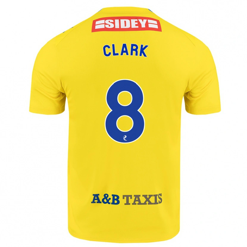 Danxen Homem Camisola Hannah Clark #8 Amarelo Azul Preto Alternativa 2026/27 Camisa