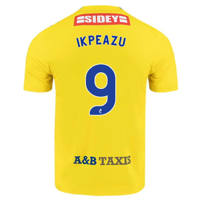 Danxen Homem Camisola Uche Ikpeazu #9 Amarelo Azul Preto Alternativa 2026/27 Camisa