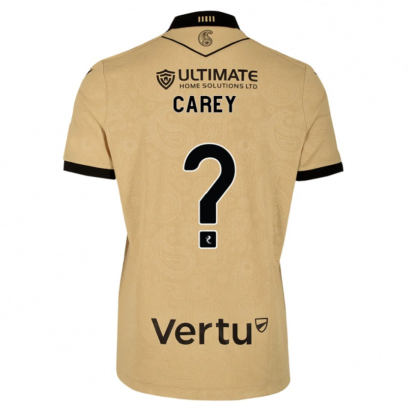 Danxen Homem Camisola Owen Carey #0 Madeira Queimada Preto Alternativa 2026/27 Camisa