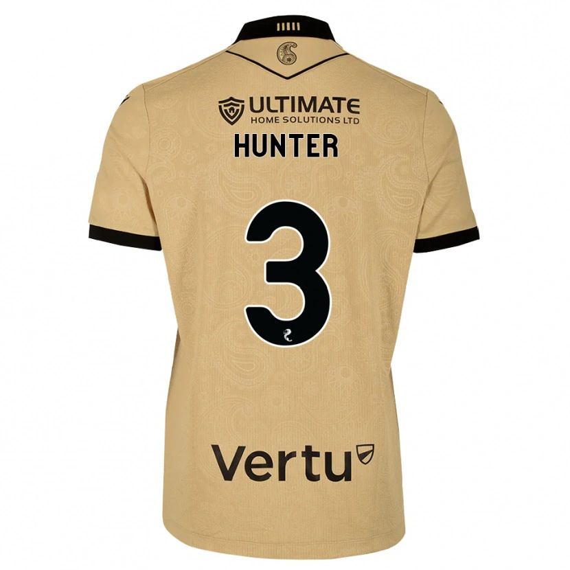 Danxen Homem Camisola Lyle Hunter #3 Madeira Queimada Preto Alternativa 2026/27 Camisa