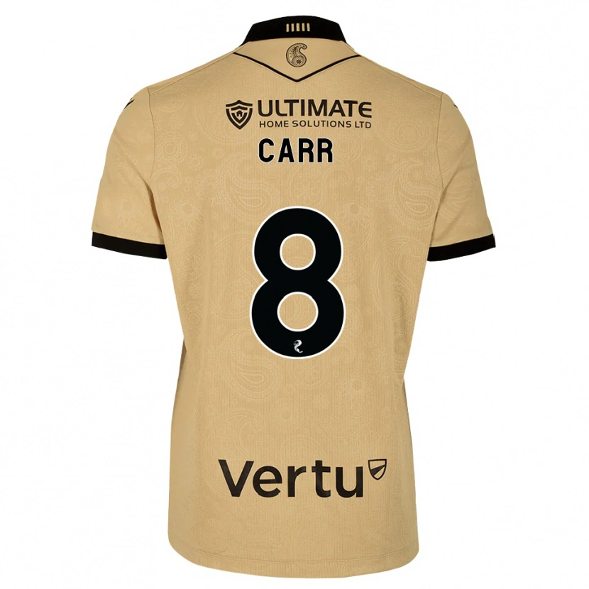 Danxen Homem Camisola Ryan Carr #8 Madeira Queimada Preto Alternativa 2026/27 Camisa