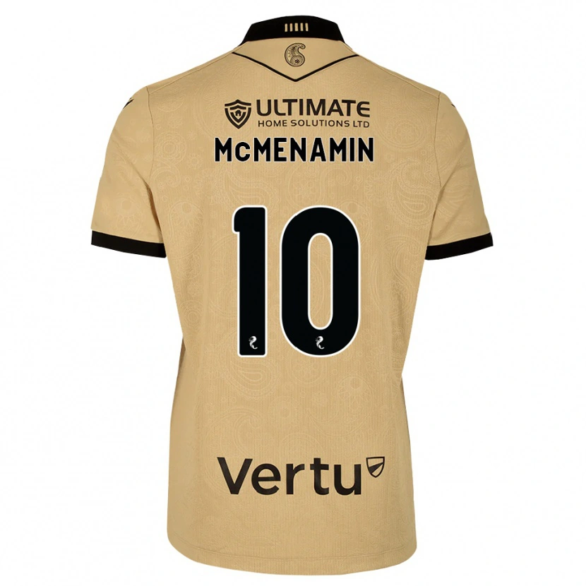 Danxen Homem Camisola Conor Mcmenamin #10 Madeira Queimada Preto Alternativa 2026/27 Camisa