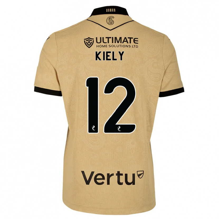 Danxen Homem Camisola Noel Kiely #12 Madeira Queimada Preto Alternativa 2026/27 Camisa