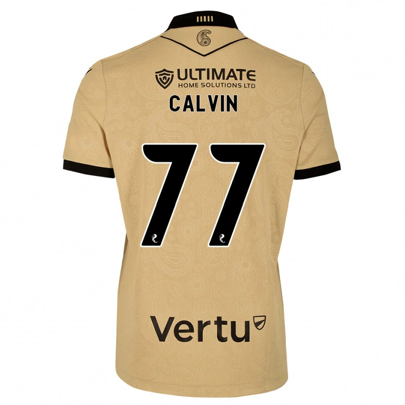 Danxen Homem Camisola Jalmaro Calvin #77 Madeira Queimada Preto Alternativa 2026/27 Camisa