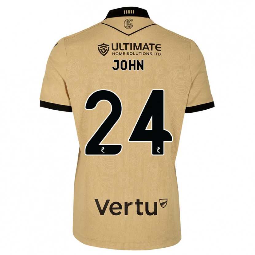 Danxen Homem Camisola Declan John #24 Madeira Queimada Preto Alternativa 2026/27 Camisa