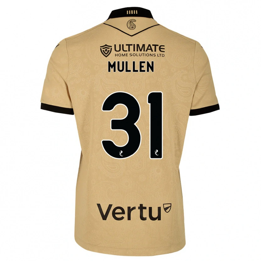 Danxen Homem Camisola Ryan Mullen #31 Madeira Queimada Preto Alternativa 2026/27 Camisa