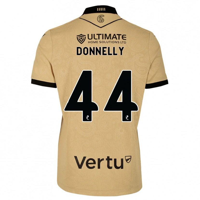 Danxen Homem Camisola Liam Donnelly #44 Madeira Queimada Preto Alternativa 2026/27 Camisa