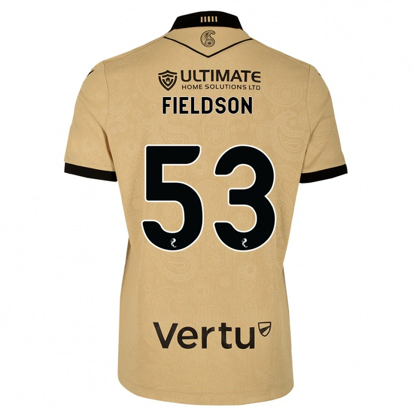 Danxen Homem Camisola Henry Fieldson #53 Madeira Queimada Preto Alternativa 2026/27 Camisa
