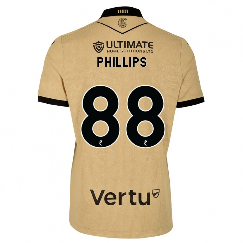Danxen Homem Camisola Killian Phillips #88 Madeira Queimada Preto Alternativa 2026/27 Camisa