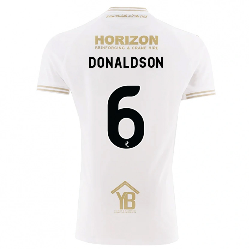 Danxen Homem Camisola Coll Donaldson #6 Trigo Branco Alternativa 2026/27 Camisa