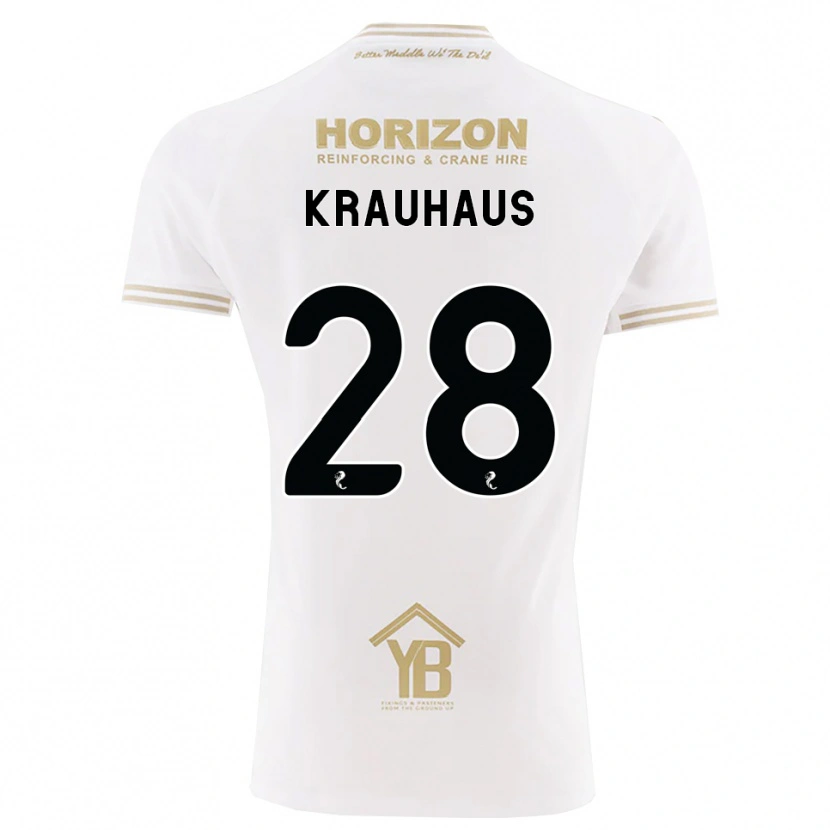 Danxen Homem Camisola Ben Krauhaus #28 Trigo Branco Alternativa 2026/27 Camisa