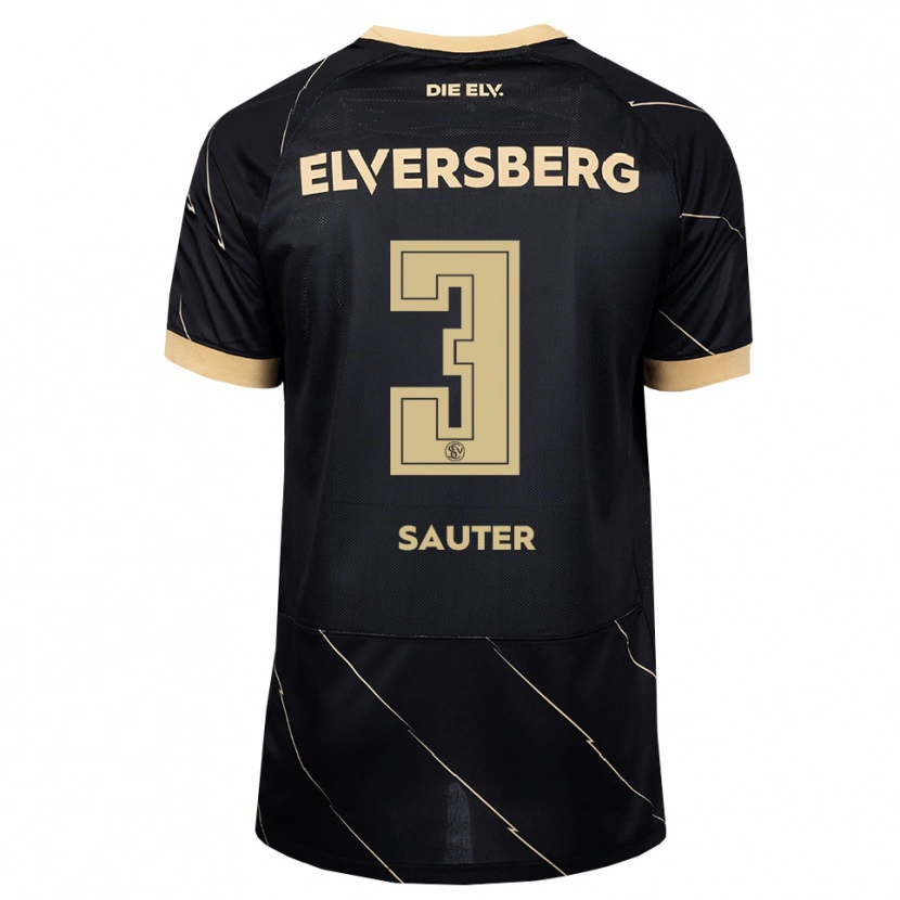 Danxen Homem Camisola Luca Sauter #3 Preto Marrom Alternativa 2026/27 Camisa